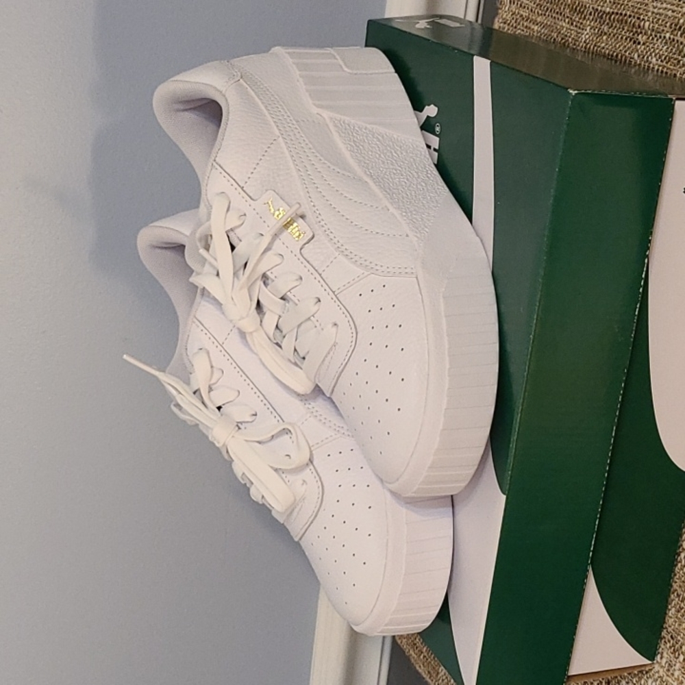 Puma Sneakers- Cali Wedge (White)